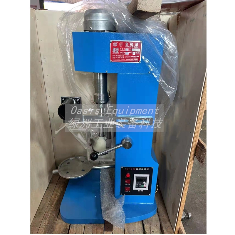 Small Size Laboratory Groove Flotation Machine for Gold Copper Ore Mini Mineral Separation School Used