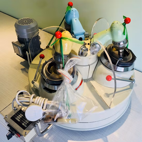 Smerigliatrice automatica per mortaio da 3 pollici e 1 macchina da laboratorio